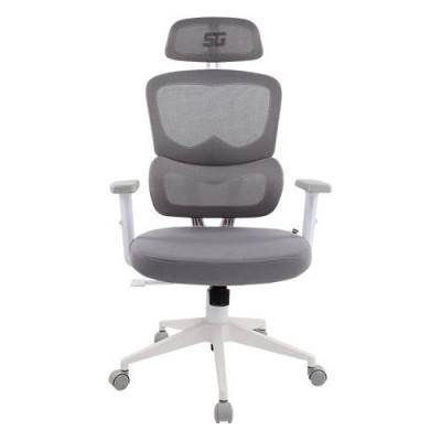 SILLA VORAGO START THE GAME CGM-400-WH MESH  RECLINABLE  DESCANSA BRAZOS 1D  NEGRA